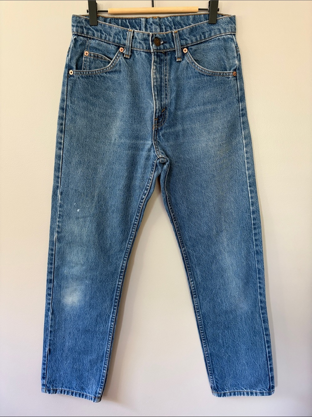 Vintage Levi’s 505 Jeans Orange Tab Regular Fit Straight Leg January 1993
